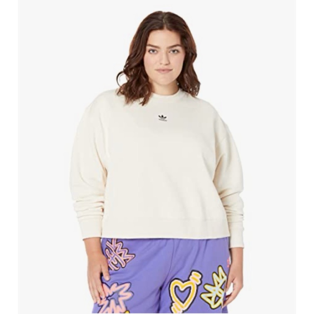 2x👯‍♀️Host Pick⚡️Adidas Adicolor Essentials Fleece Sweatshirt- w/ flaws